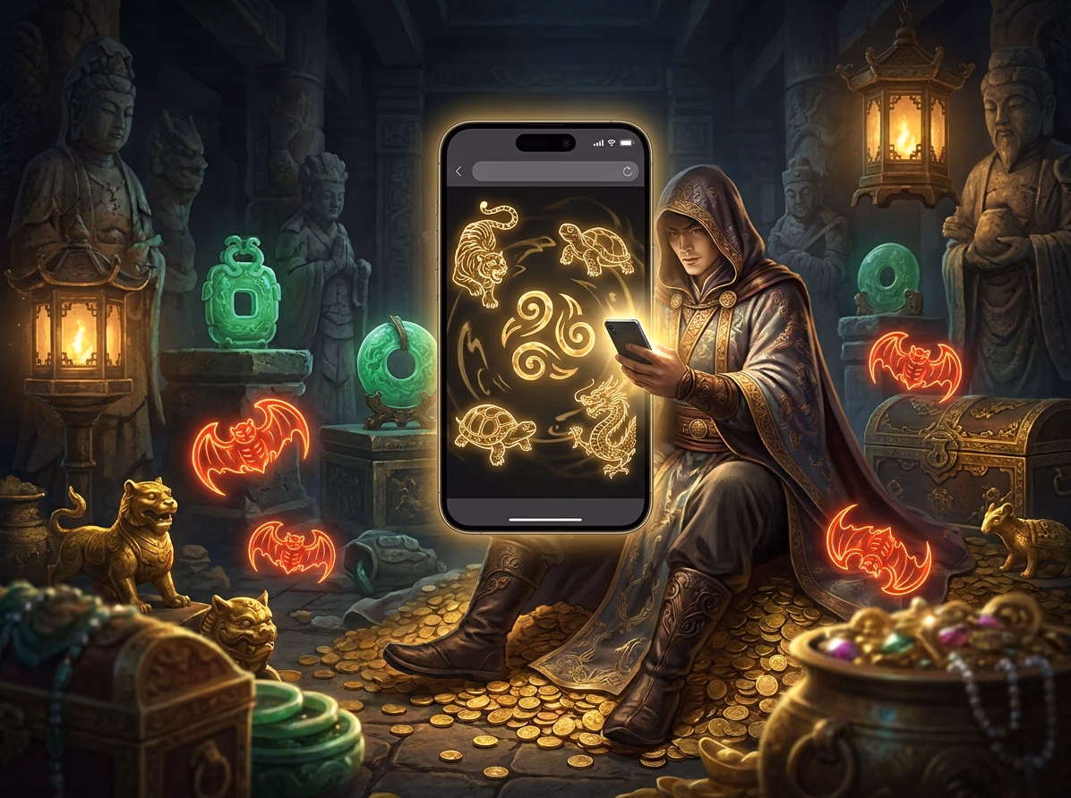 5 Treasures in a mobile browser